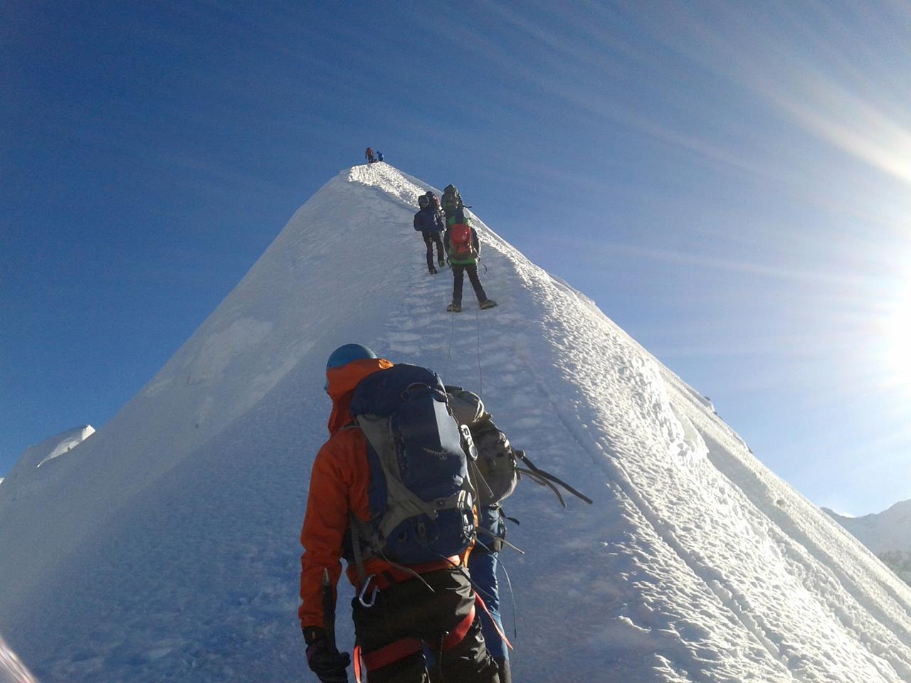 Mountain climbing expedition
